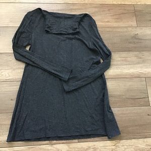 Long Charcoal Gray Turtleneck